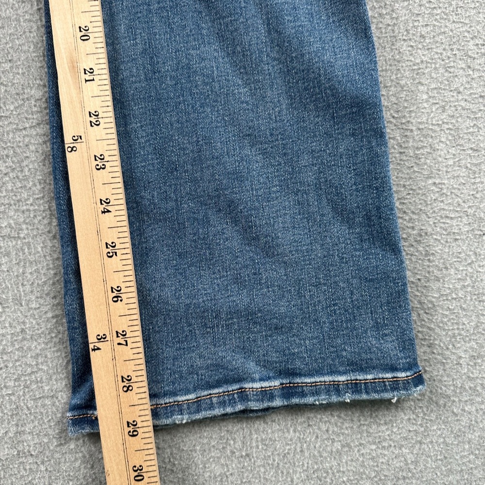 American Eagle Jeans Womens 6 Short Blue Curvy High-Rise Skinny Kick Stretch - Picture 7 of 11